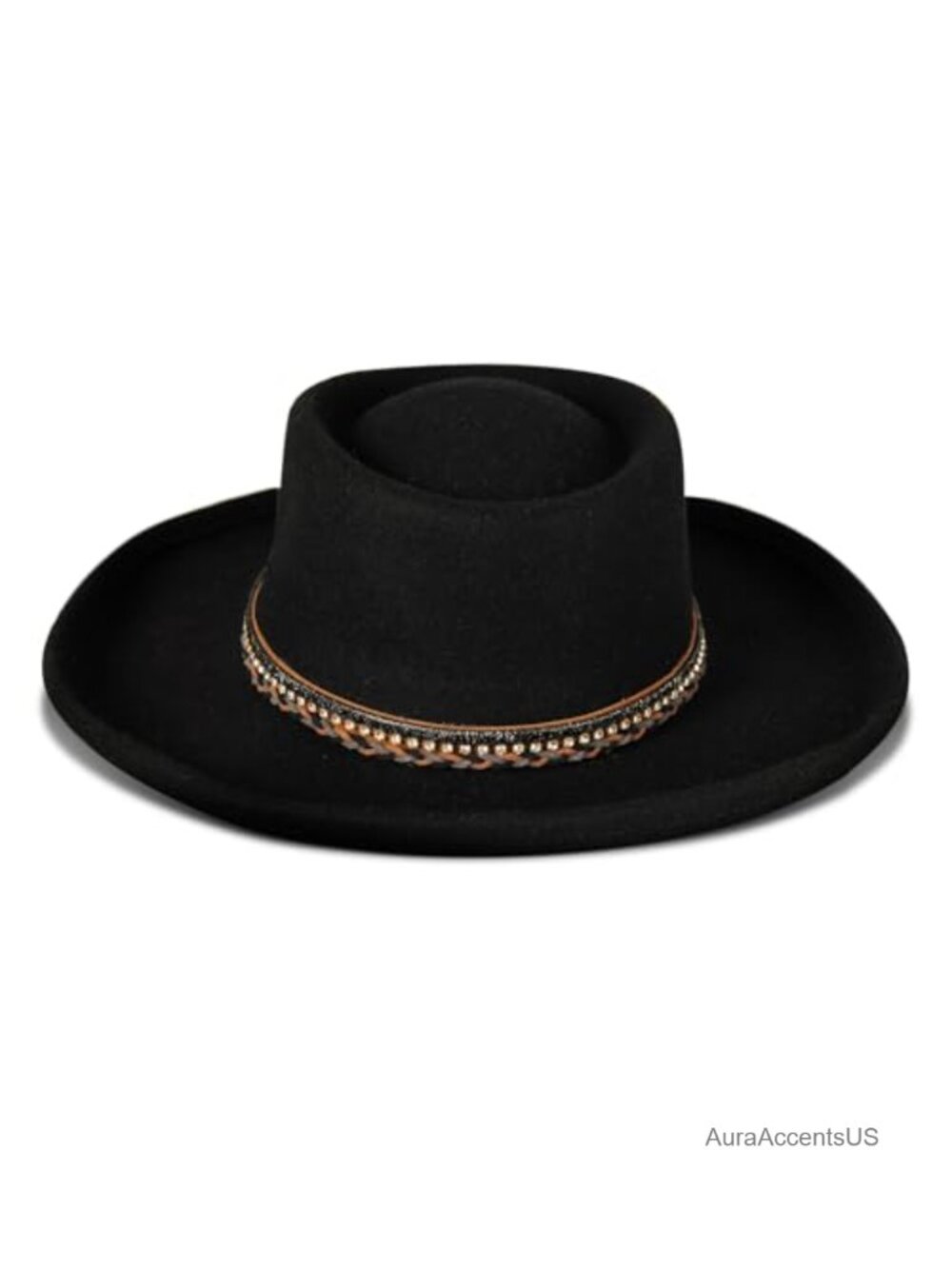 Wool Cowboy Hat Wide Brim Felt Rancher Western